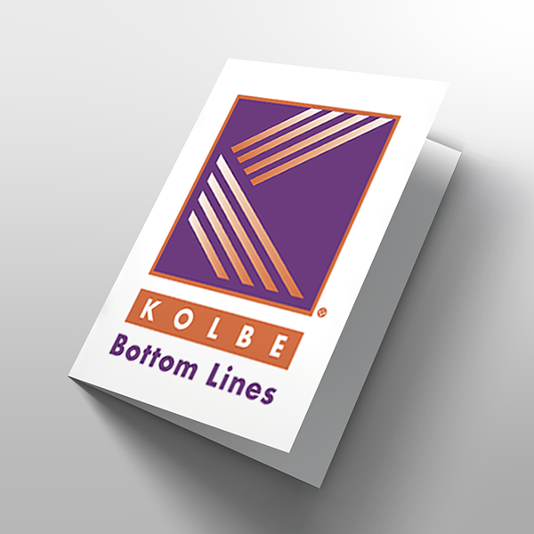 Kolbe Bottom Lines™ Booklet